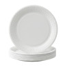 Talerz papierowy okrągły biały 23cm 100szt. catering,. bi