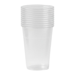 Kubek do piwa plastikowy PP 500ml 50szt. przezroczysty, jednorazowy,