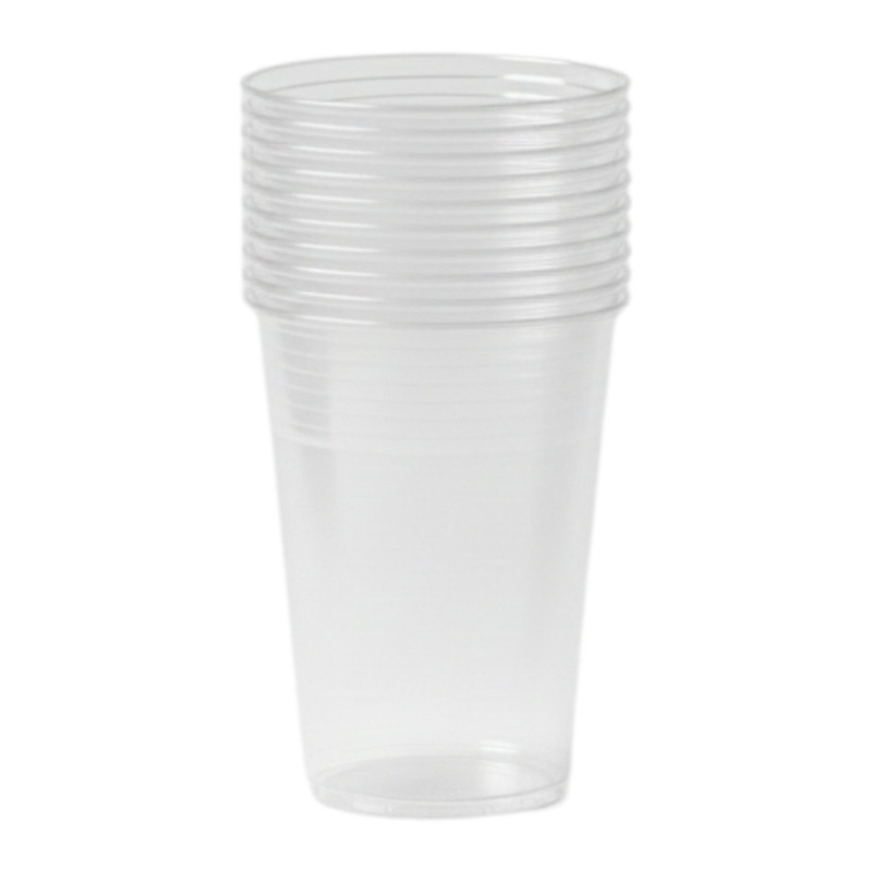 Kubek do piwa plastikowy PP 500ml 50szt. przezroczysty, jednorazowy,