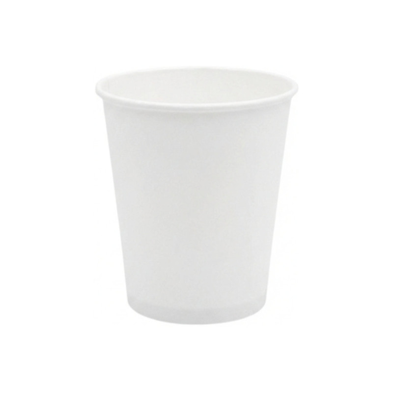 Kubek papierowy BIAŁY 250ml 50 szt. do kawy i napojów, TIGRO - e