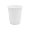 Kubek papierowy BIAŁY 250ml 50 szt. do kawy i napojów, TIGRO - e