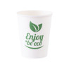 Kubek papierowy BIAŁY Enjoy&BeEco 300ml 50szt. do napojów zimnych i g