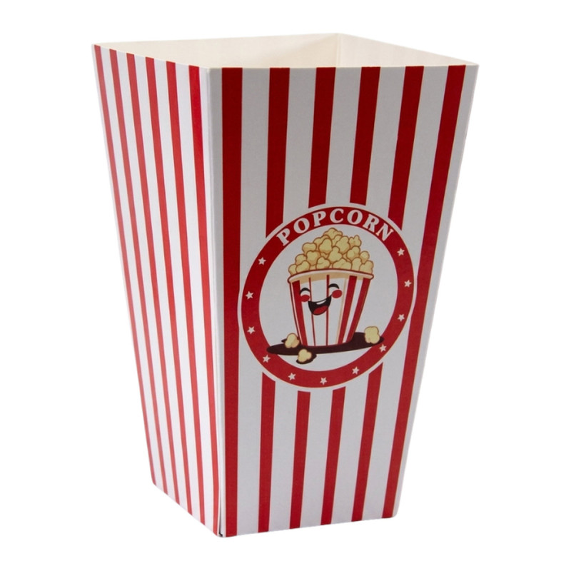 Opakowanie POPCORN ŚREDNIE 8.5x8.5x20.7cm 1szt. papierowe do