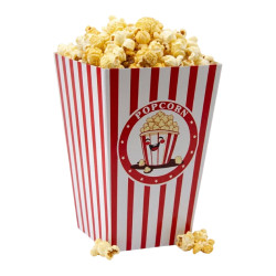 Opakowanie POPCORN ŚREDNIE 8.5x8.5x20.7cm 1szt. papierowe do